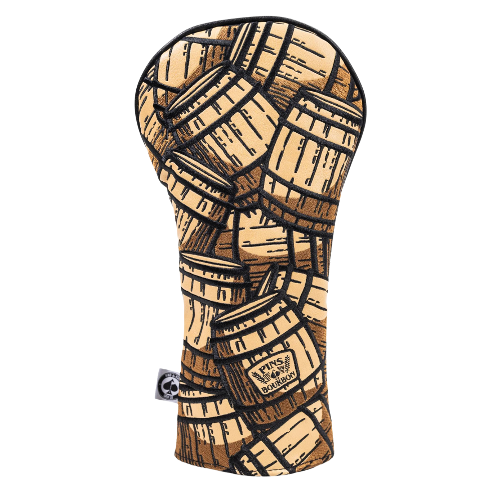 Pins and Aces Bourbon Barrel Driver Cover