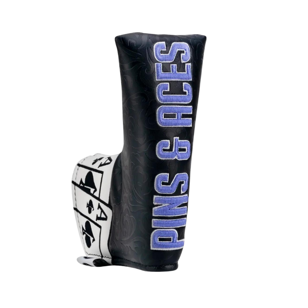 Pins and Aces Ace of Spades Blade Putter Cover