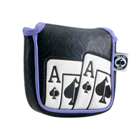 Thumbnail for Pins and Aces Ace of Spades Mallet Putter Cover