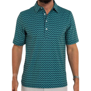 Criquet Cactus Print Men's Polo