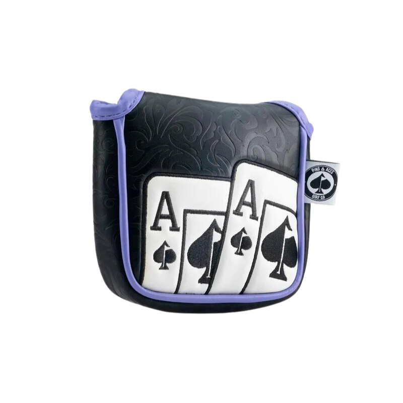 Pins & Aces Ace of Spades Mallet Putter Cover