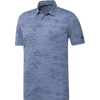 Adidas Ultimate 365 Textured Stripe Men's Polo - Blue Spark/Preloved Ink