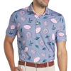 Puma X Arnold Palmer Pink Lemonade Men's Polo - Deep Navy