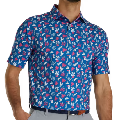 FootJoy Jungle Leaves Men's Polo