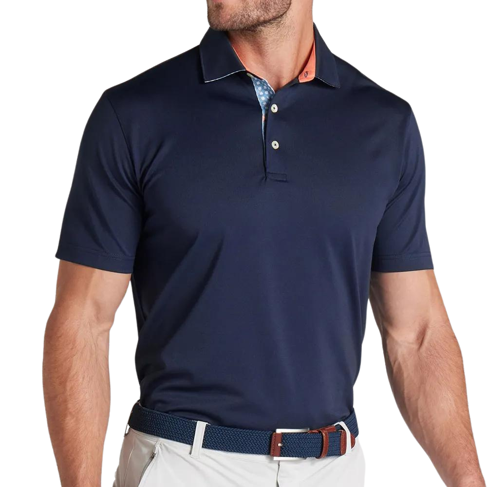 Puma Pique Gingham Men's Polo