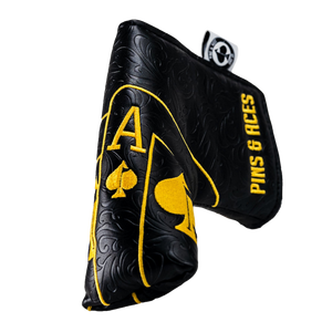 Pins & Aces Ace of Spades Blade Putter Cover