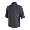 FootJoy Hydrolite Men's Short Sleeve Rain Shirt - Charcoal/Navy/Light Blue
