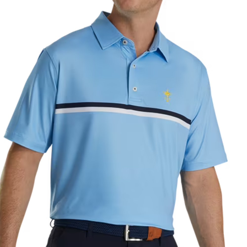 FootJoy 1927 Trophy Double Chest Stripe Men's Polo