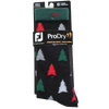 FootJoy ProDry Men's Holiday Crew Socks - Black/Green