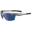Tifosi Intense Sunglasses - Metallic Silver Smoke Blue