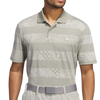 Adidas Go-To Print Men's Polo - Silver Pebble Melange
