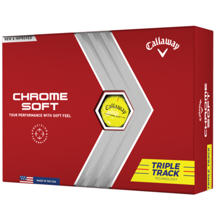 Callaway Golf '22 Chrome Soft Triple Track Golf Balls
