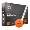 Wilson 2023 DUO Soft Golf Balls - Orange