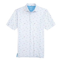 Thumbnail for Johnnie-O Surfin' Stripes Printed Men's Polo