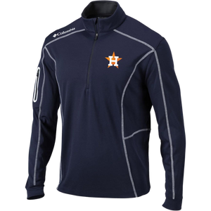 Columbia Houston Astros Omni-Wick Shotgun 1/4 Zip Men's Jacket