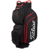 Titleist Cart 15 Cart Bag - Black/Black/Red
