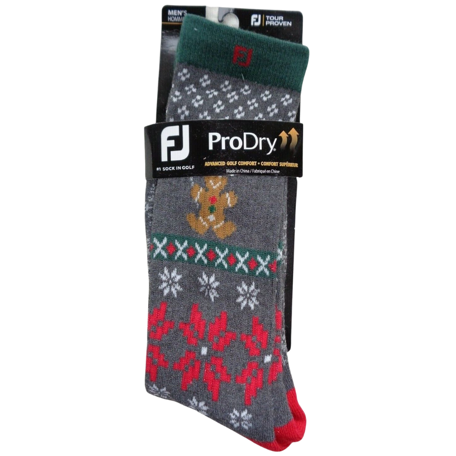 FootJoy ProDry Men's Holiday Crew Socks