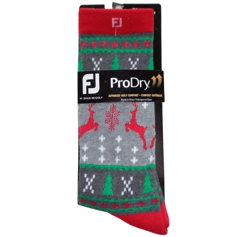 FootJoy ProDry Men's Holiday Crew Socks