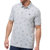 TravisMathew Cove Dive Men's Polo - Heather Light Grey