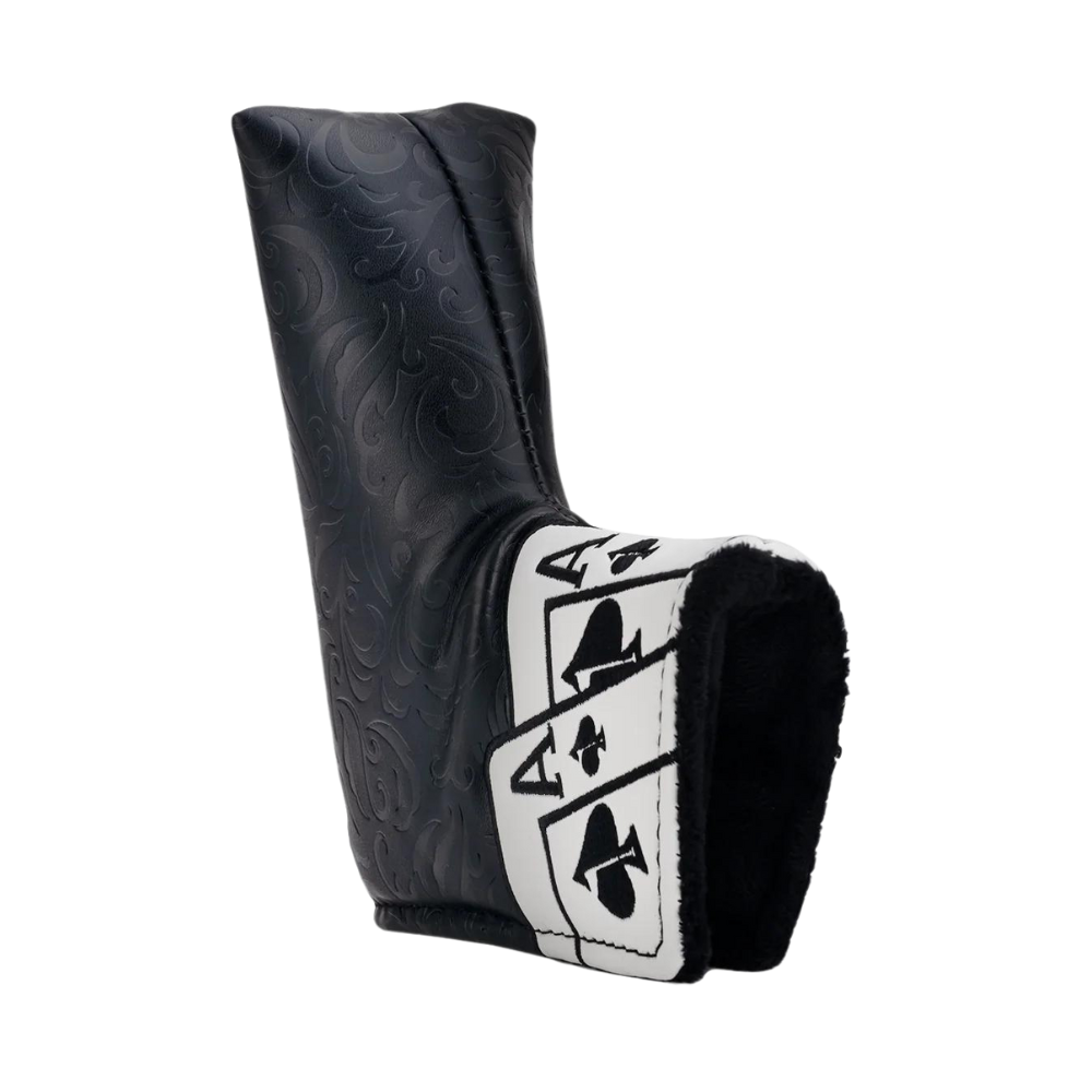 Pins and Aces Ace of Spades Blade Putter Cover