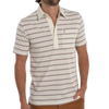 Criquet Performance Players Men's Polo - Cassidy Stripe Cream