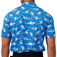 Thumbnail for Waggle Golf Surrounded Men's Polo