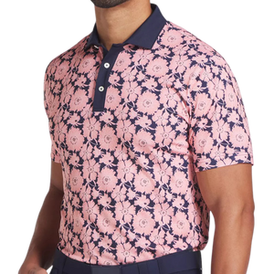Puma Pique Flower Fields Men's Polo