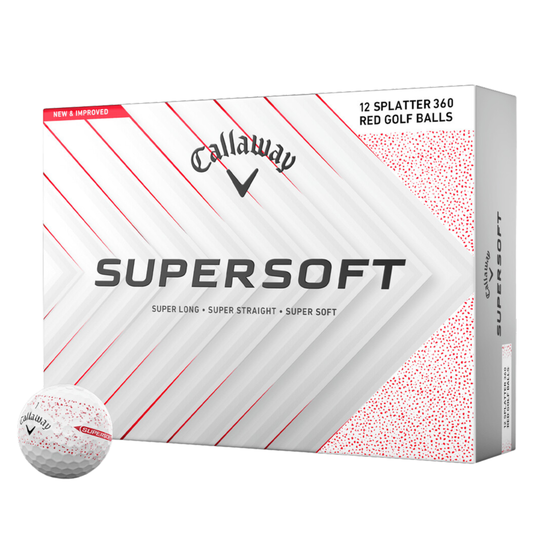 Callaway Golf '25 Supersoft Splatter Golf Ball