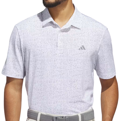 Adidas Ultimate 365 Power Grid Print Men's Polo