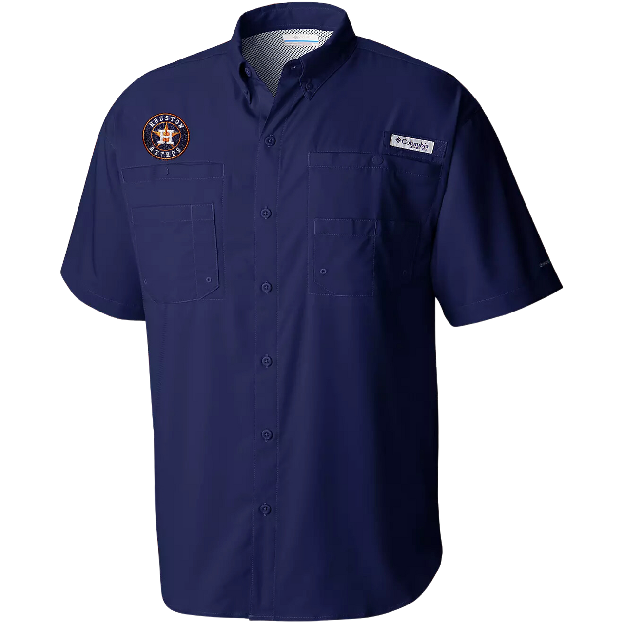 Columbia Astros Tamiami Men's Short Sleeve Shirt '24