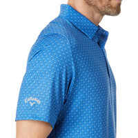 Thumbnail for Callaway Golf Swing Tech All Over Chevron Twill Men's Polo