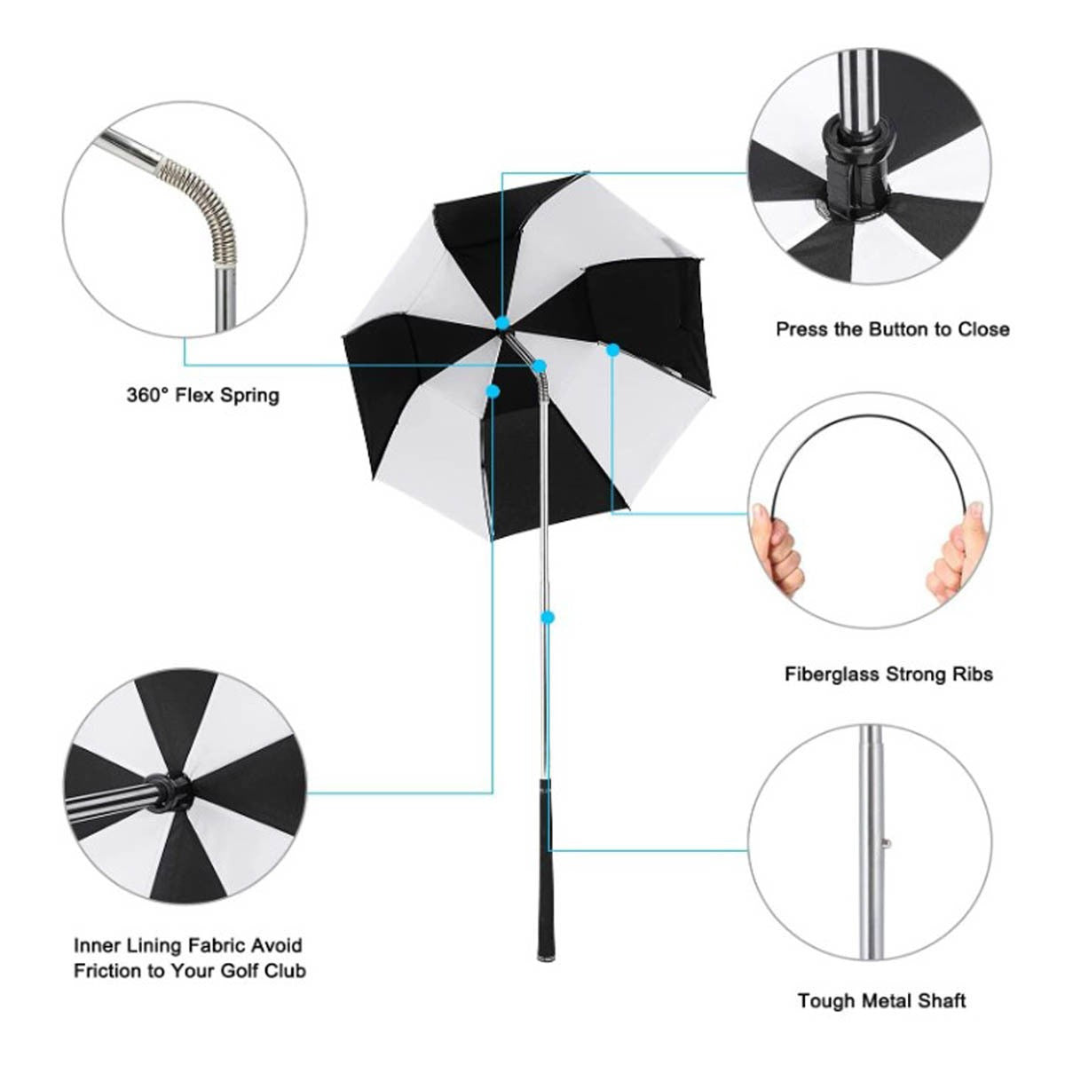 Bag Boy Club Canopy Umbrella