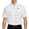 Nike Tour Icon Print Men's Polo - White/Black