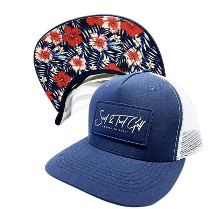 Surf & Turf Golf Press Telles island Trucker Hat