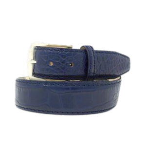 Antas Italian Matte Mock Crocodile Cut to Fit Men's Belt