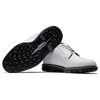 FootJoy Premiere DryJoy Men's Spikeless Golf Shoes - White/White/Black