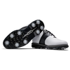 FootJoy Premiere DryJoy Men's Spiked Golf Shoes - White/Black/Black