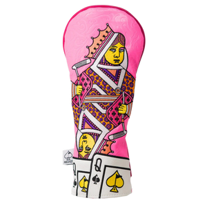 Pins & Aces Pink Lemonade Queen of Spades Fairway Cover