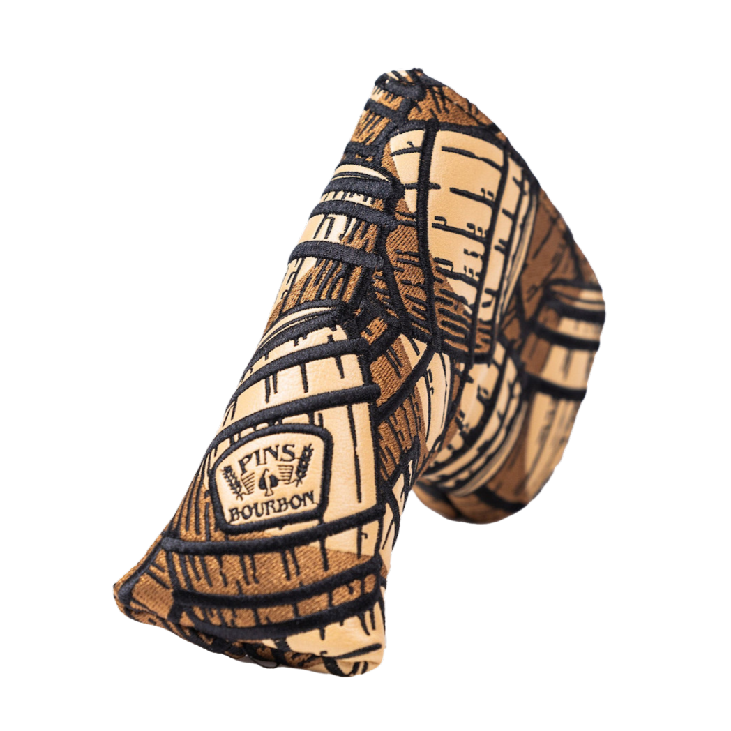 Pins & Aces Bourbon Barrel Blade Putter Cover