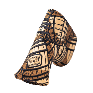 Pins & Aces Bourbon Barrel Blade Putter Cover