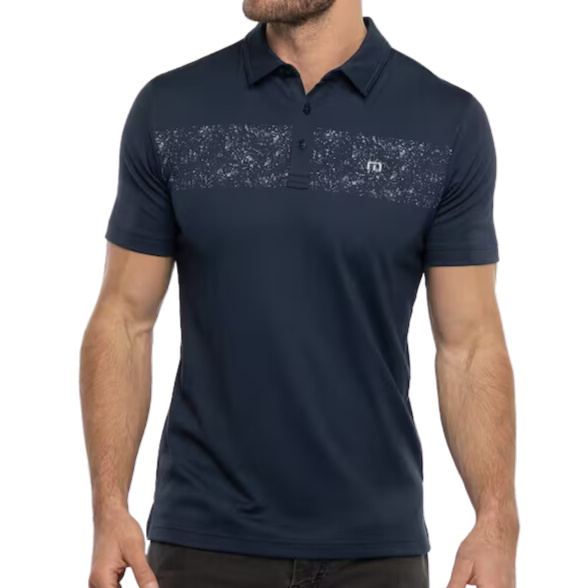 TravisMathew Splatter Stripe Men's Polo