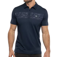 Thumbnail for Travis Mathew Splatter Stripe Men's Polo