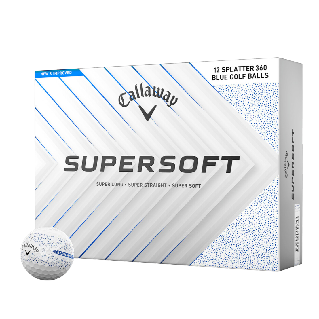 Callaway Golf '25 Supersoft Splatter Golf Ball