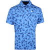 Nike Tour Micro Print Men's Polo - Blue/White