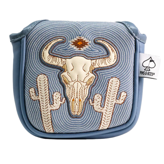 Pins & Aces Western Aesthetic Mallet Putter Cover