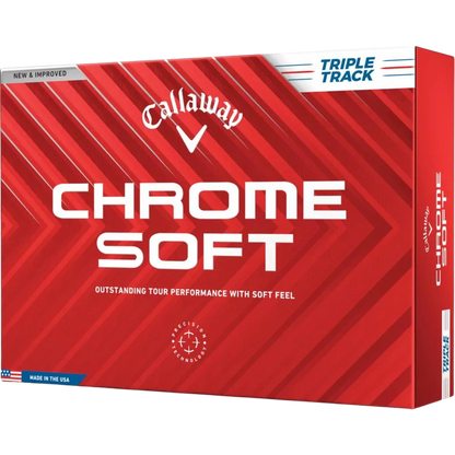 Callaway Golf '24 Chrome Soft Triple Track Golf Ball