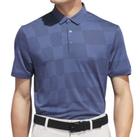 Thumbnail for Adidas Textured Jacquard Men's Polo