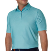 FootJoy Dot Geo Print Men's Polo - Mint/White/Navy
