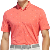 Thumbnail for Adidas Go-To Mini-Crest Print Men's Polo