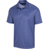 Greg Norman Knit Compass Men's Polo - Medallion Blue Heath
